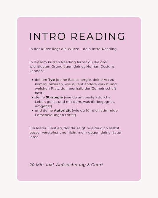 Intro Reading